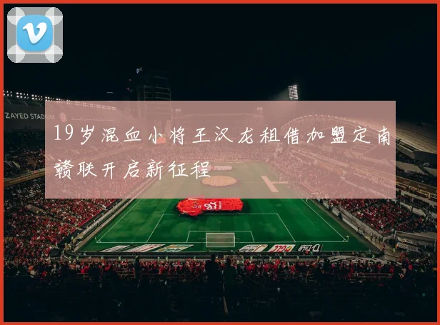 19岁混血小将王汉龙租借加盟定南赣联开启新征程