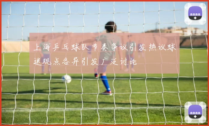 上海乒乓球队节奏争议引发热议球迷观点各异引发广泛讨论